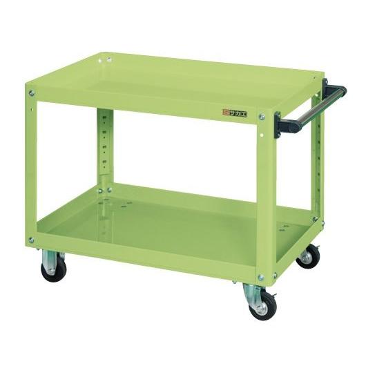 サカエ（SAKAE） スーパーワゴン　EKR-206(ゴムキャスタータイプ：自在２．固定２) W750xD500xH600mm