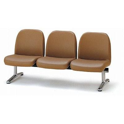 ＴＯＫＩＯ　ロビーチェア（待合室用長椅子）背付肘無し・布張りタイプ　３人用　LA-3 W1560xD630xH740mm