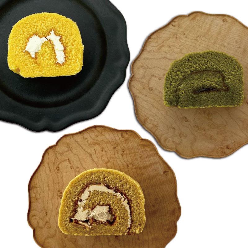 【ムンスロールケーキ・抹茶ロールケーキ・アーモンドロールケーキ（各１本）】お取り寄せスイーツ | 