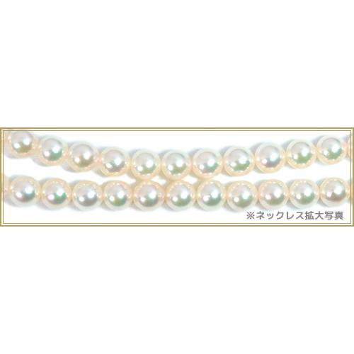 ロングネックレス(123cm)あこや真珠ネックレス＜6.5〜7mm＞N-12285 : n 