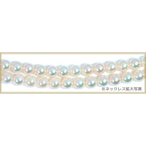 ロングネックレス(123.5cm)あこや真珠ネックレス＜6.5〜7mm＞N-12286