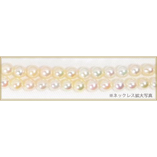 ベビーパールロングネックレス(82.5cm)あこや真珠ネックレス＜3〜3.5mm 