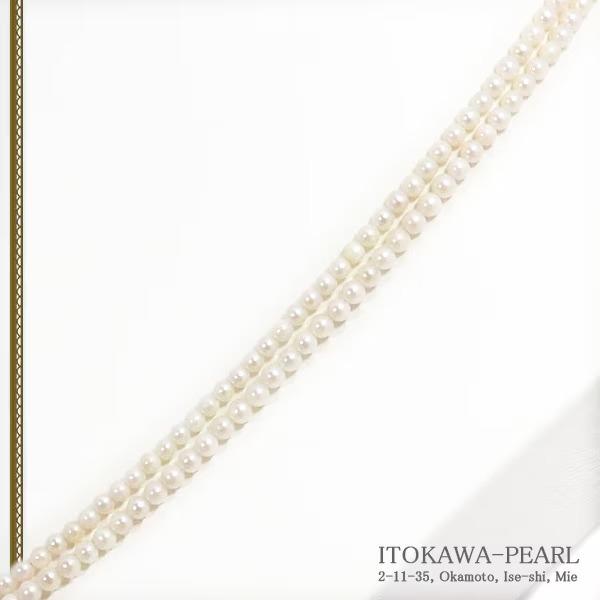 ベビーパールロングネックレス(105.5cm)あこや真珠ネックレス＜3〜3.5mm＞N-12965の画像