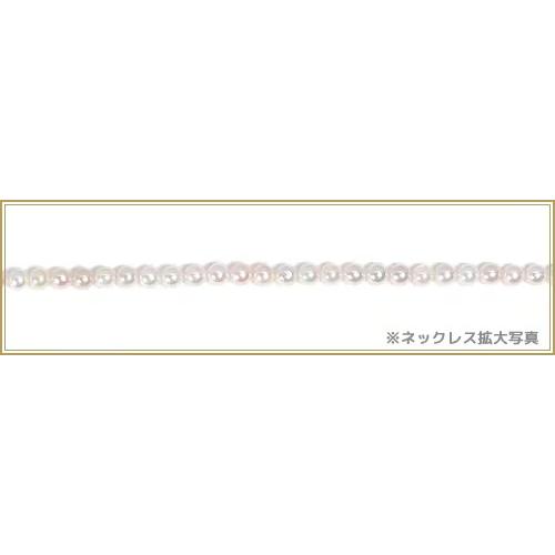あこや真珠ベビーパールネックレス＜3〜3.5mm＞アジャスター・シルバー N-13006の画像