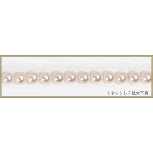 あこや真珠ベビーパールネックレス＜3〜3.5mm＞アジャスター・シルバー N-13012の画像