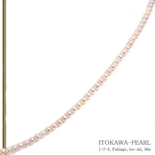 あこや真珠ベビーパールネックレス＜3〜3.5mm＞アジャスター・K18YG N
