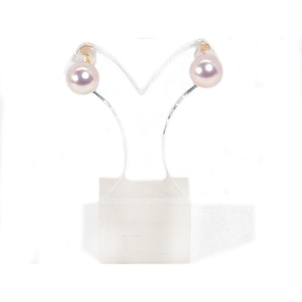 花珠真珠あこや真珠ピアス＜8.8mm＞スタッド・K18YG PE-7553 : 糸川 