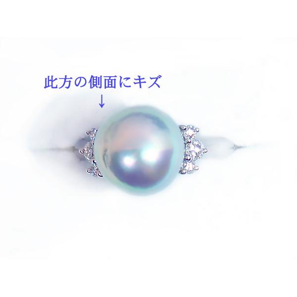 ダイヤモンド×パール あこや真珠 リング Pt900 9.9mm 0.23ct 楽天市場】あこや真珠リング＜9.1mm＞PT900・ダイヤモンド0.07ct R