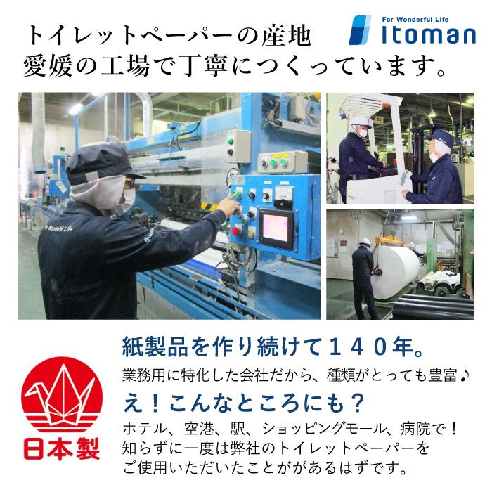 【36個に変更】トイレットペーパー シングル 5倍巻き 業務用 芯なし イットコ 250m 6ロール 6パック 紙幅107mm ミシン目なし 10250010 KS [re]｜itoman｜09