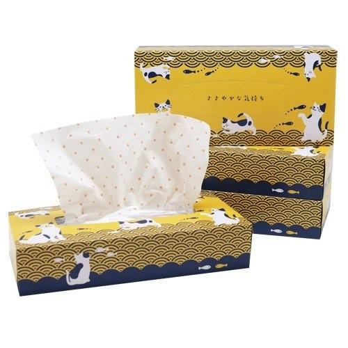 ささやかな気持ち 猫柄 ティッシュペーパー 1w 60個入 1064 ギフト 熨斗対応 送料無料 1064 イトマンダイレクト Yahoo 店 通販 Yahoo ショッピング