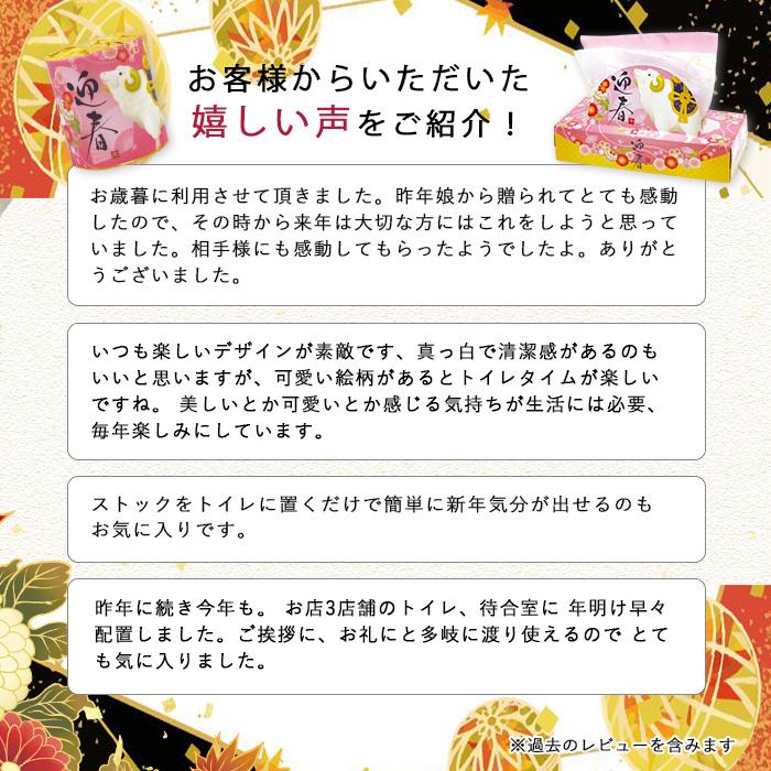 2027 干支 ティッシュ 未年 ひつじ プリント入 60個 20120161 販促品 イベント ノベルティ 景品 ギフト イトマン | イトマン | 08