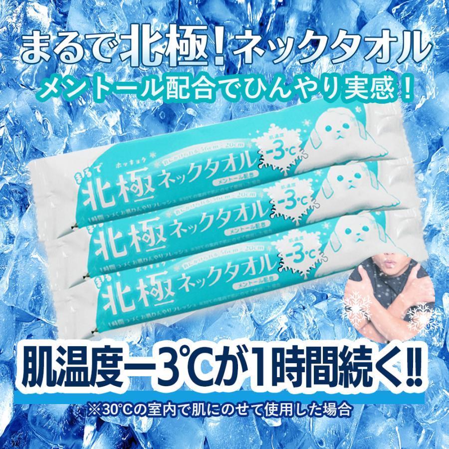 イトマン ひんやりタオル 冷感シート 使い捨て 200本 まるで北極ネック