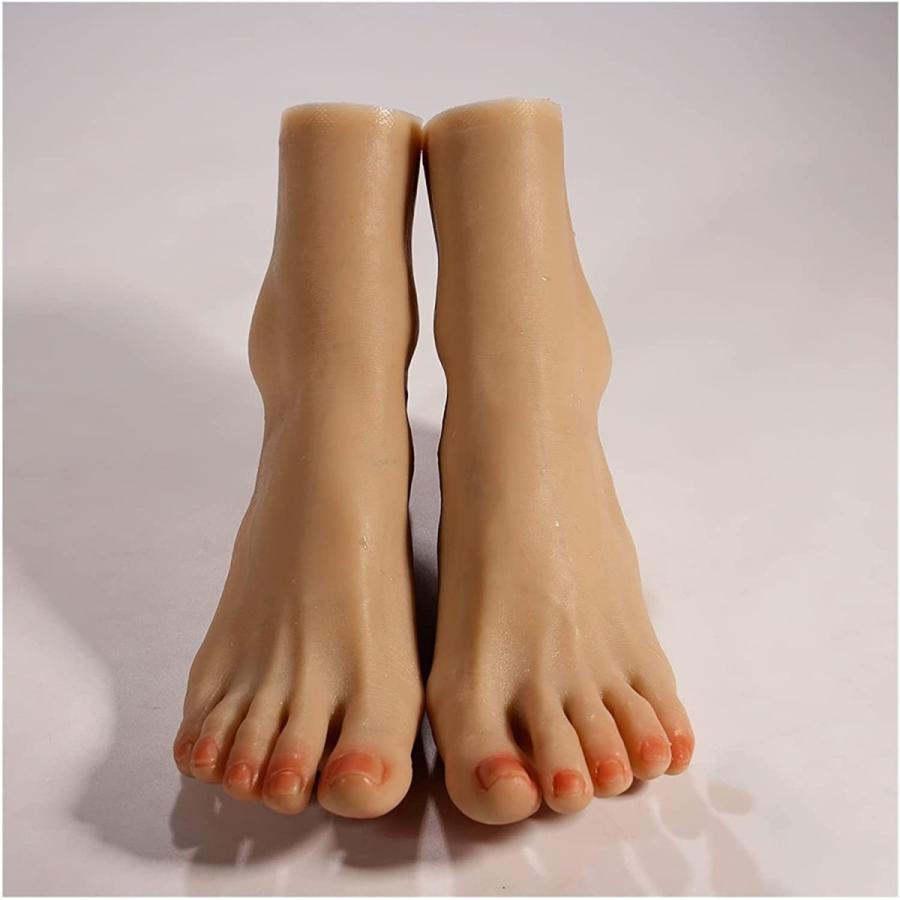 純正直販店 ハンドマネキン 液体シリコーンの女性の足モデルマネキンの偽のネイル美しい足のアーチ緊密な靴下のための血管 Color Toes No Bone 価格販売中 Ssl Daikyogo Or Jp
