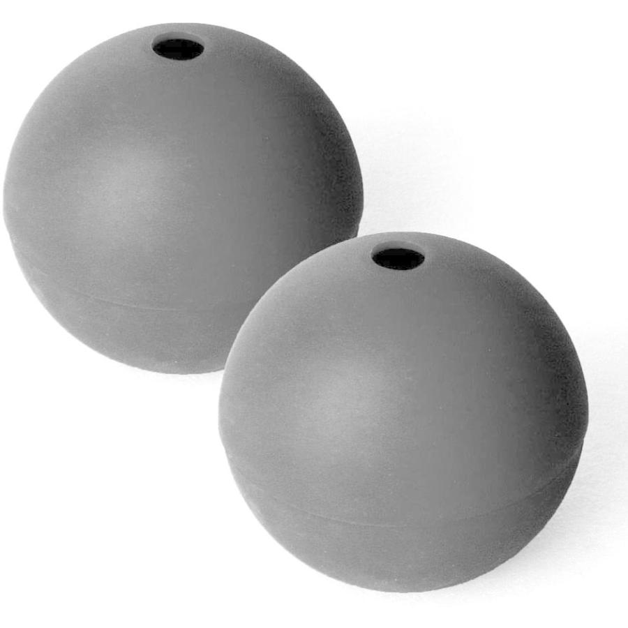 高知インター店 キッチン家電 アイスボールメーカー シリコン製 製氷皿 直径6cm 黒 2個セット アイストレー まる氷 丸い氷 丸氷 氷 丸型氷 製氷機 キッチン用品 面白い