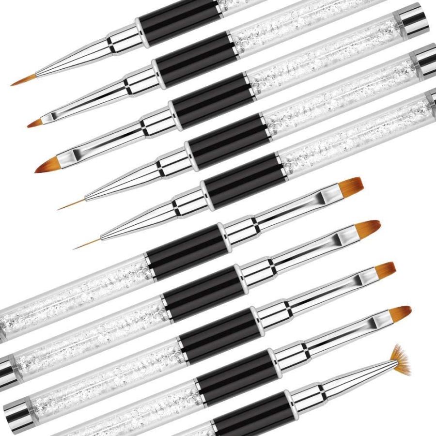 メーカー直売 ネイル ネイルアートブラシセット ネイルブラシ ネイル筆 ジェルネイル ネイルアートキット ネイルアートネイル用品道具 10本セット ジェルネイル セルフ ア Www Threeriversofs Com