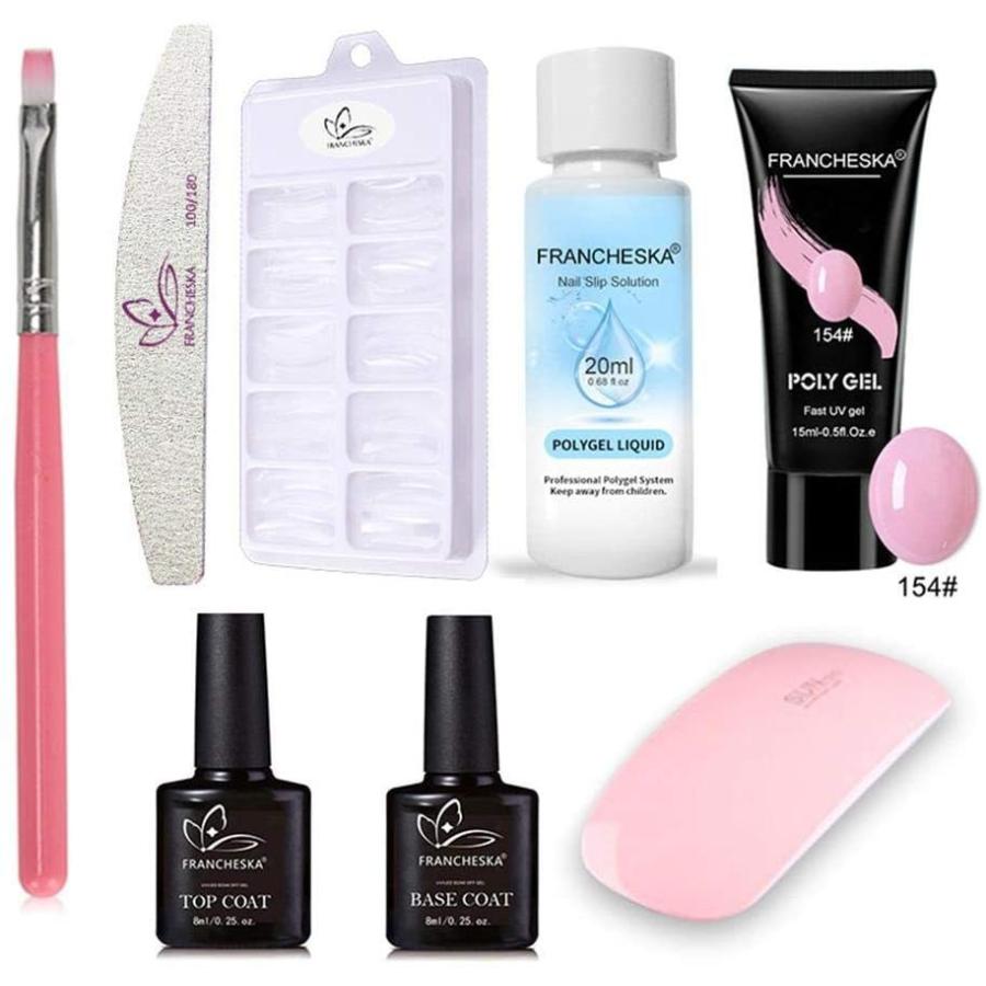 22新発 ネイル ジェルネイルエクステンションキットビルダーuvジェルセットポリジェルネイルエクステンションジェルキットフィンガー ネイルエクステンションアートツールセッ Www Threeriversofs Com