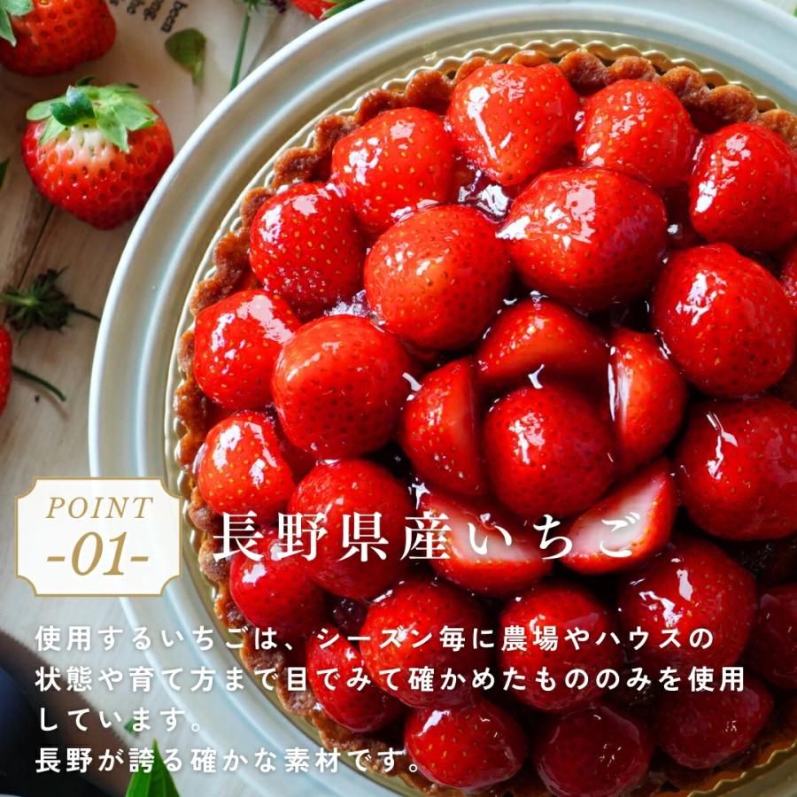 長野県産いちご フルーツタルト グルテンフリー スイーツ 冷凍 送料