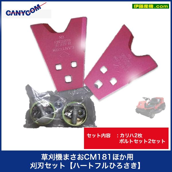 刈刃セット【ハートフルひろさき】ピンク筑水キャニコム 草刈機まさお