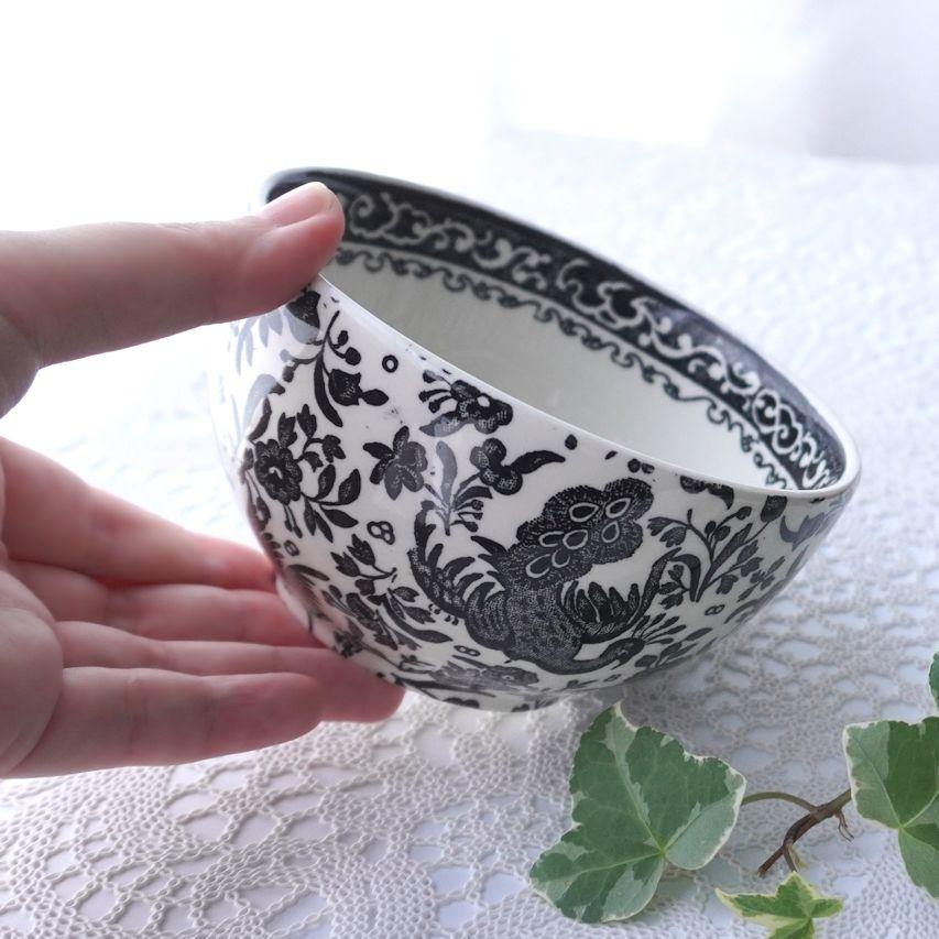 BURLEIGH バーレイ ブラックキャリコ シュガーボウル バーレイ