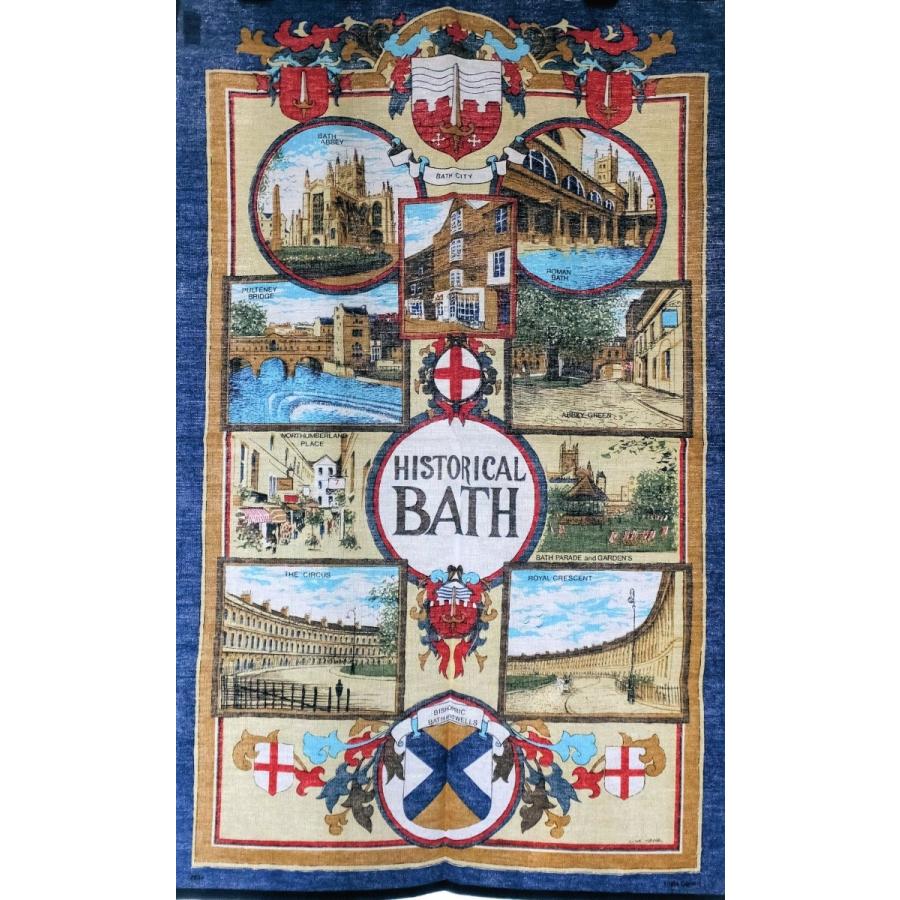 イギリスデザイン ティータオル バース ふきん テーブルセンター タペストリー 風景 建物 キッチンタオル Bath P9eau80pr5 いとし屋ついん ヤフー店 通販 Yahoo ショッピング