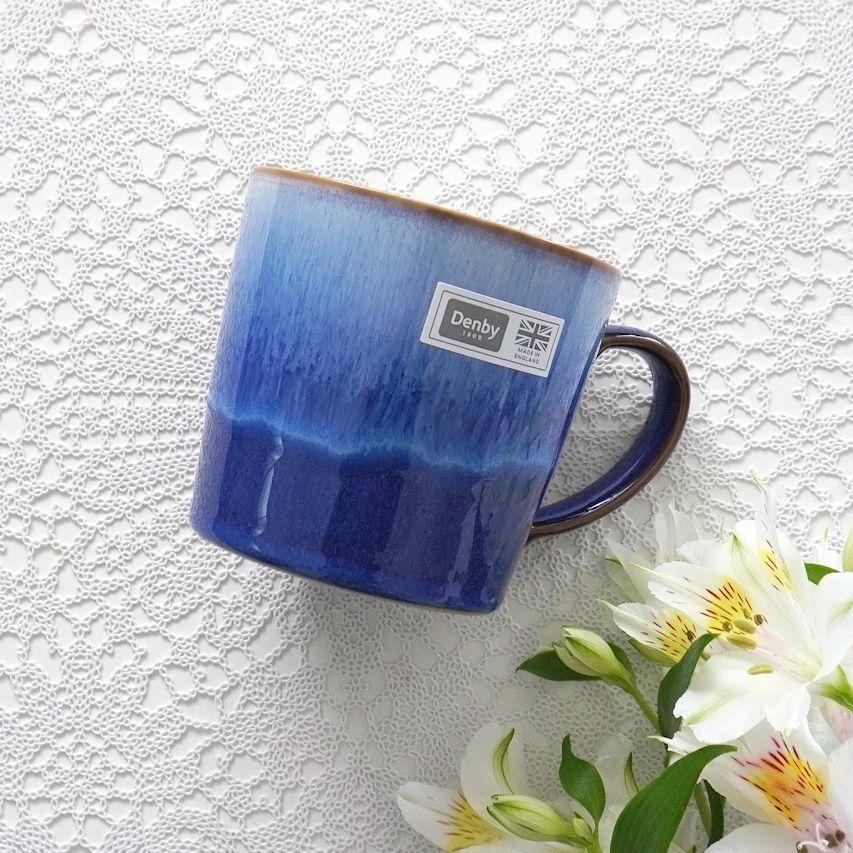 Denby（デンビー） マグカップ ブルーヘイズ ラージマグ イギリス 食器