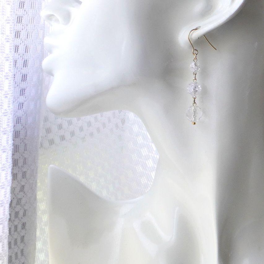 Gewelryz】極上グリアメ☆天然石ピアス