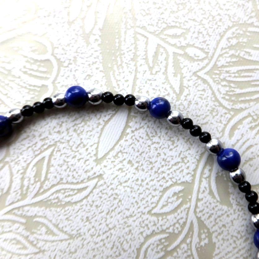 グラスコード メガネチェーン ラピスラズリ オニキス ヘマタイト 天然石 ハンドメイド ネックレス ブレスレット カニカン 大人かわいい レディース 送料無料 Twin391 いとし屋ついん ヤフー店 通販 Yahoo ショッピング