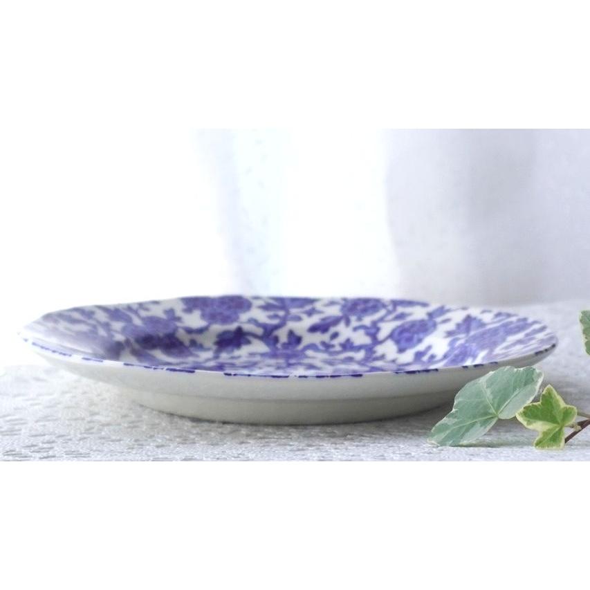 BURLEIGH バーレイ ブルー アーデン プレート 19cm 皿 花柄 BURLEIGH バーレイ ブルー アーデン プレート 19cm 皿 花柄