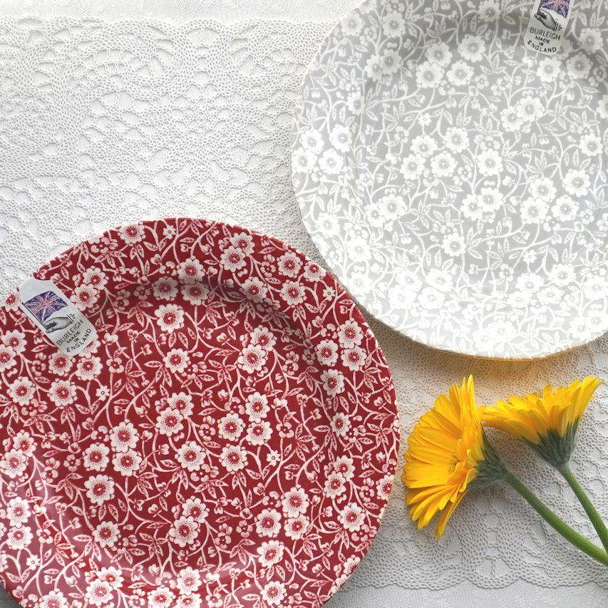 バーレイレッドキャリコ、マルベリーキャリコセット