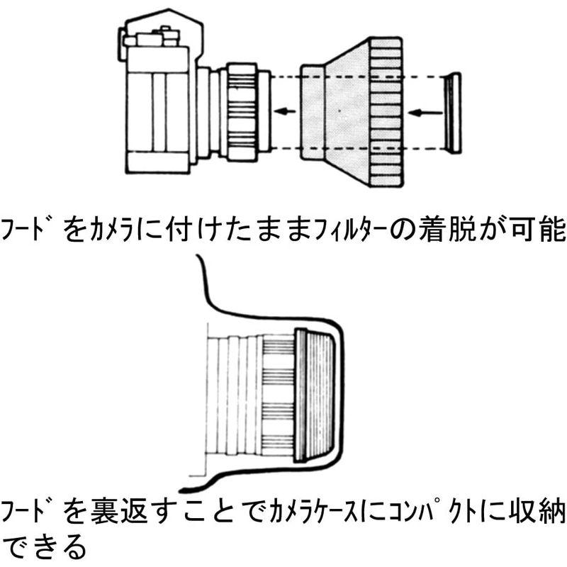 UN フード ラバーレンズフード 82mm ブラック UNP-5182｜itostore｜04