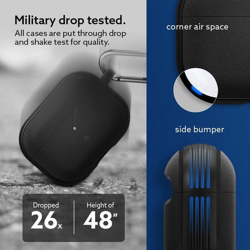 Caseology AirPods Pro ケース 耐久性 AirPodsPro カバー TPU 高級 耐衝撃 カラビナ付 保護力 傷防止｜itostore｜07