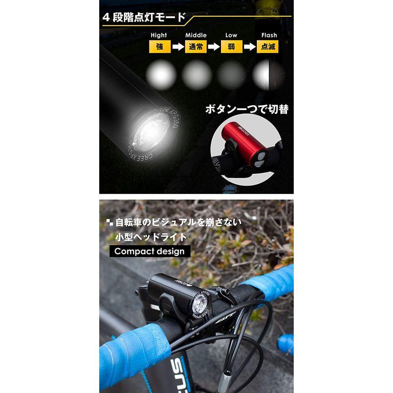 GORIX(ゴリックス) ヘッドライト 自転車ライト usb充電 防水 LEDライト明るい (GX-FL1579) 盗難防止 サイクルライト｜itostore｜02