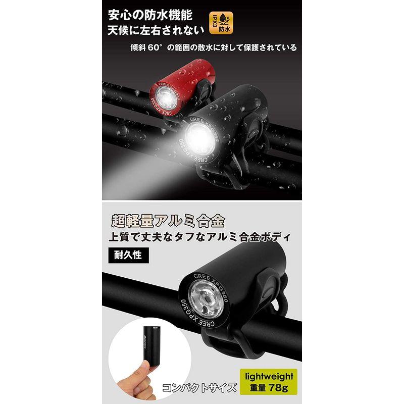 GORIX(ゴリックス) ヘッドライト 自転車ライト usb充電 防水 LEDライト明るい (GX-FL1579) 盗難防止 サイクルライト｜itostore｜03