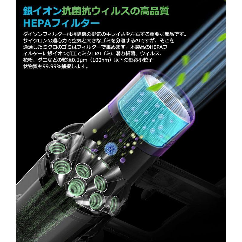 ダイソン V10 SV18 デジタルスリム 掃除機 用 フィルター 掃除機フィルター sv18 Digital Slim コードレス掃除機｜itostore｜07