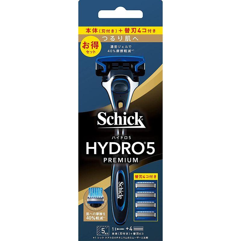 ハイドロ Schick(シック) ハイドロ5 プレミアム つるり肌へ コンボパック (ホルダー(刃付き)+替刃4コ) スキンガード付 5枚刃｜itostore｜06