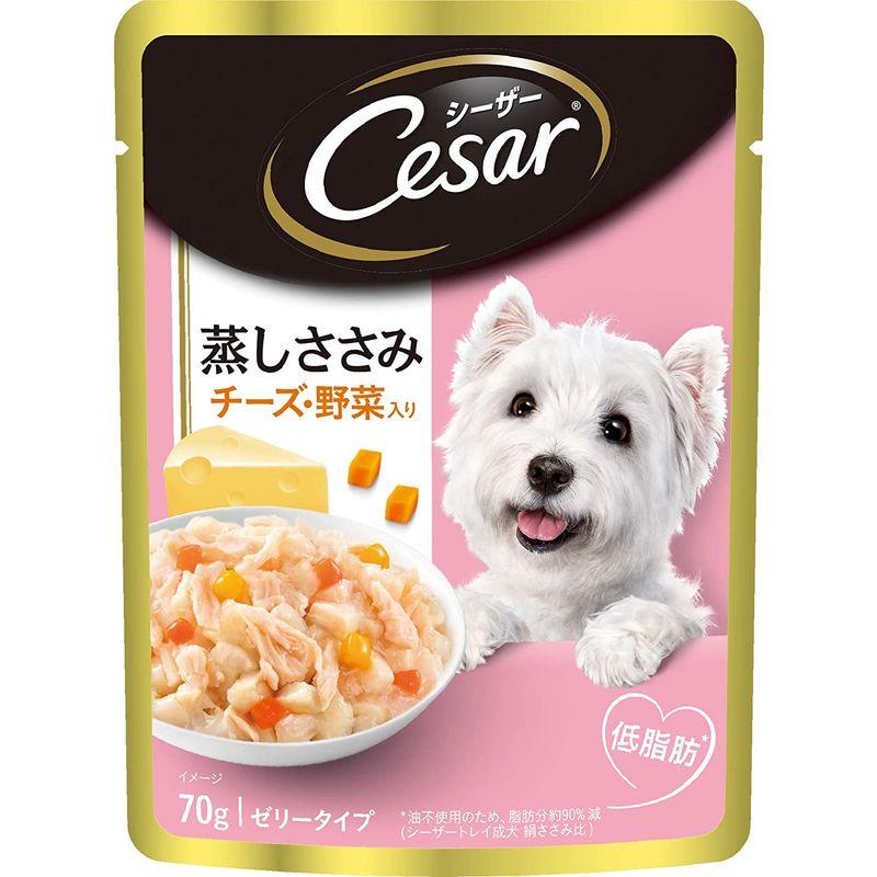 シーザー ドッグフード パウチ 蒸しささみ チーズ・野菜入り 成犬用 70g×160袋 (ケース販売)｜itostore｜04