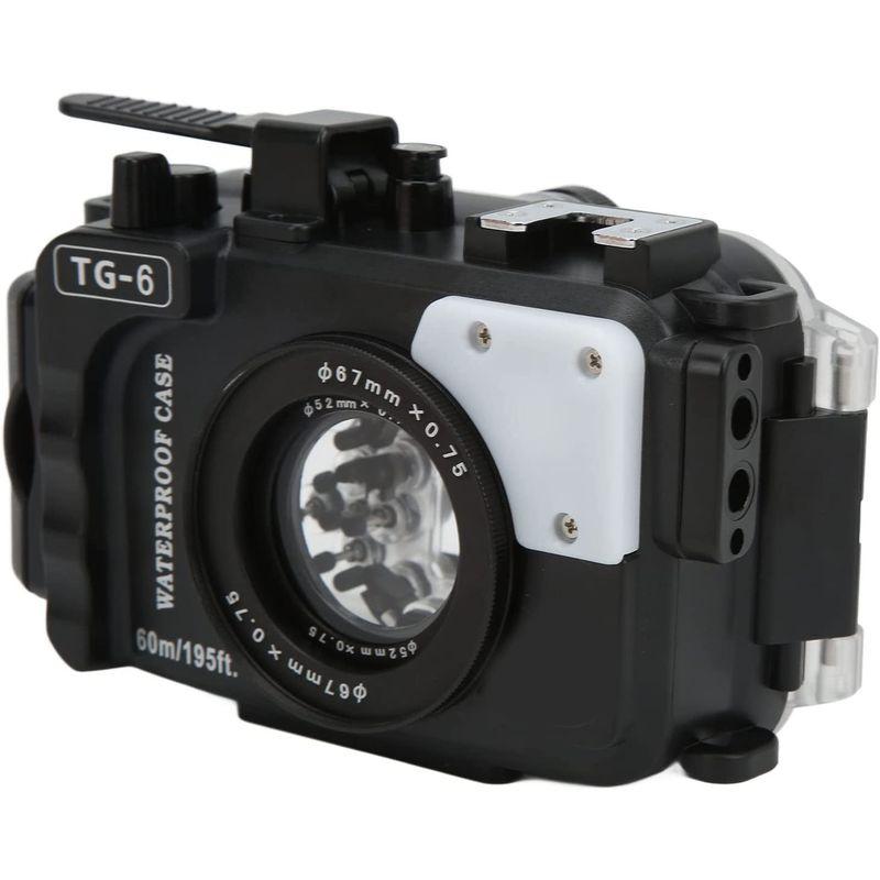 オリンパスTG-6用防水ハウジングケース、深さ60メートルの防水カメラ保護シェル水中カメラミラーレスカメラケースダイビングケース｜itostore｜04
