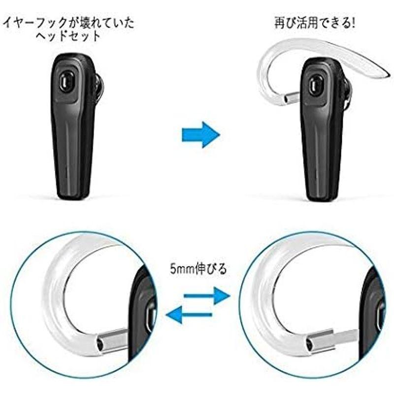 VSuRing イヤーフック 360度回転 6.0mm シリコン製 ユニバーサル ブルートゥースヘッドセット用 Bluetooth イヤホン｜itostore｜05