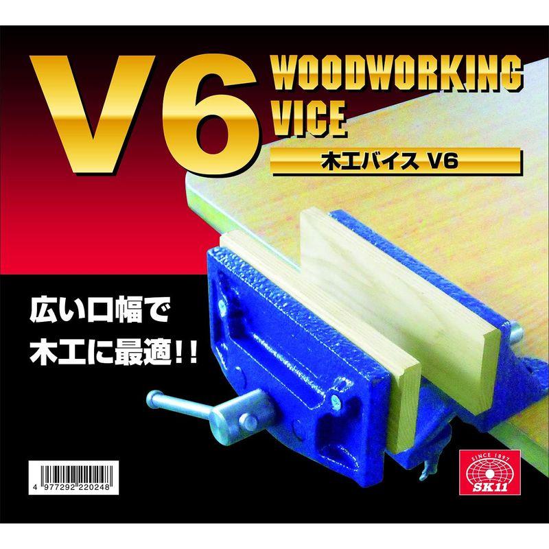 SK11 木工バイス 165mm V-6｜itostore｜02