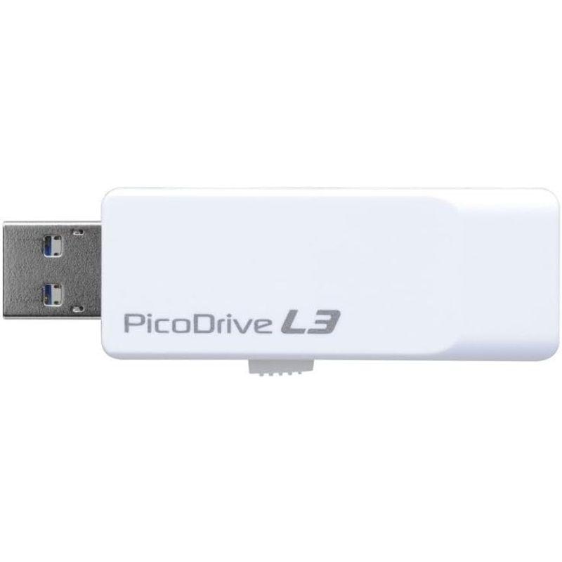 グリーンハウス USB3.0対応 USBメモリー ピコドライブ L3 64GB GH-UF3LA64G-WH｜itostore｜03