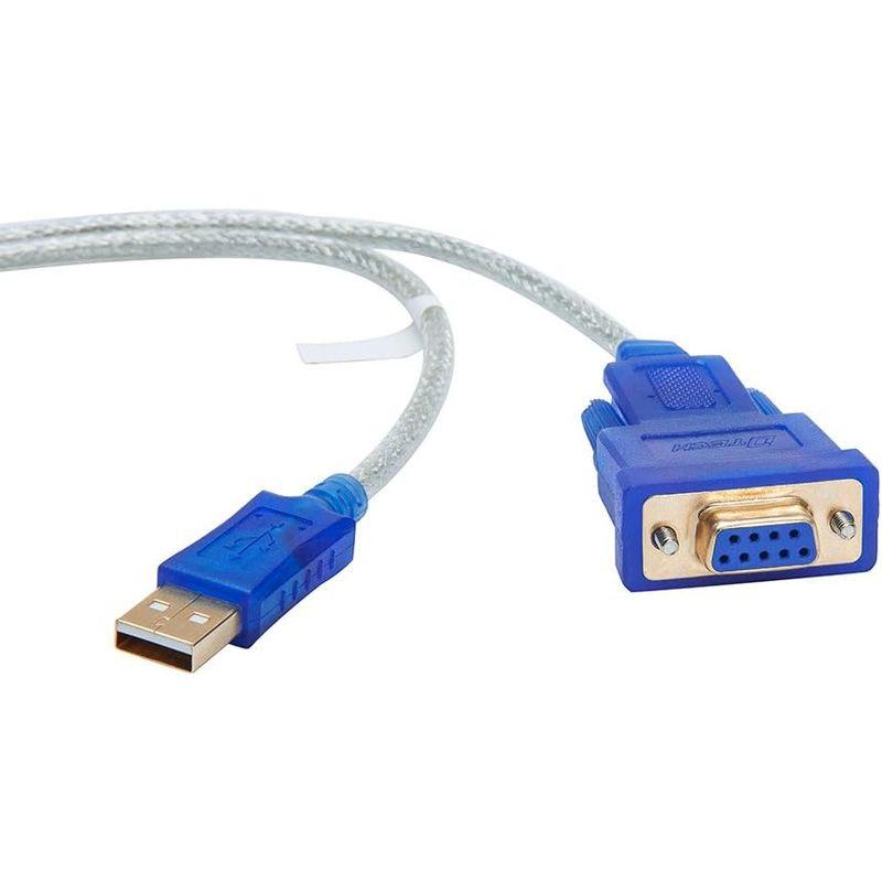 DTECH USBシリアルケーブル 1.8m USB-RS232C 変換 クロス接続 クロスケーブル USBtypeA to D-sub9ピ｜itostore｜09
