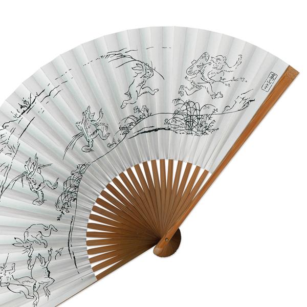 男性用京扇子 焼煤骨 鳥獣戯画(Ac02) |  | 02