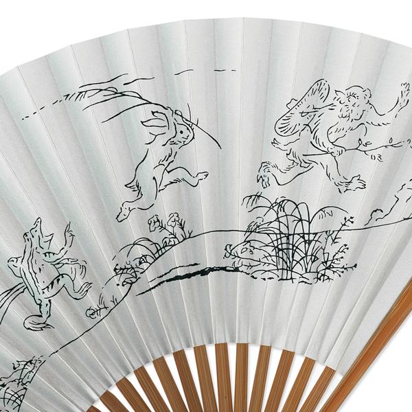 男性用京扇子 焼煤骨 鳥獣戯画(Ac02) |  | 03