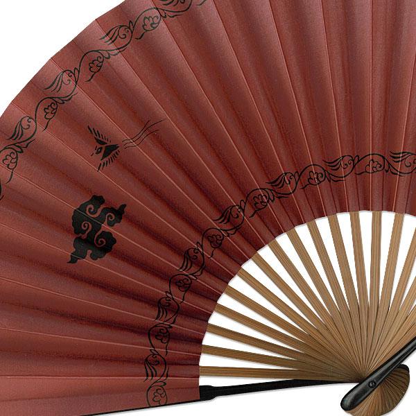 京扇子 親黒中唐木骨 ジパング　鳳凰(Af15 C0531) |  | 02