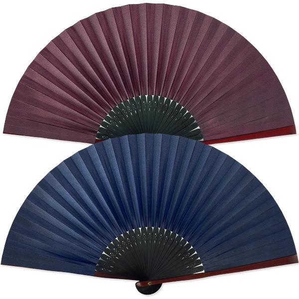 親骨臙脂塗り骨　ツートーンカラー紺/臙脂(Af19) | 