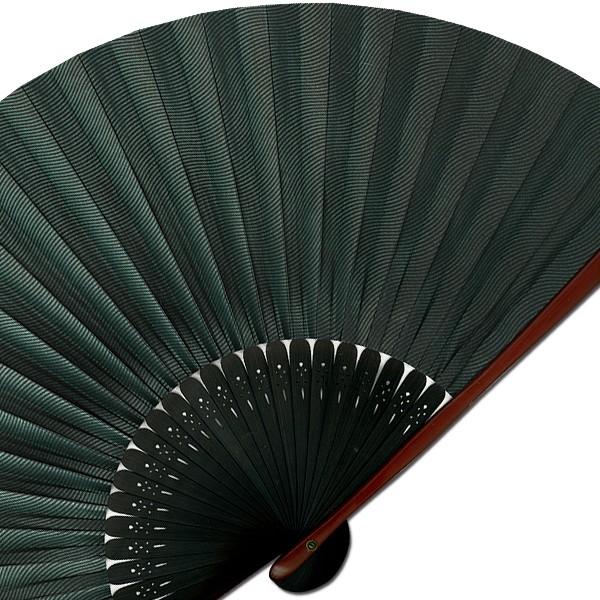 親骨臙脂塗り骨　ツートーンカラー緑/茶(Af20) |  | 04