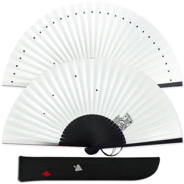 男性用 京扇子 キング 扇子袋付き トランプ(Af30) | 