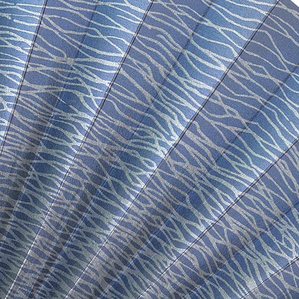 男性用京扇子 8.5寸紙扇子 唐木染 写型 さざなみ (Al01) |  | 01