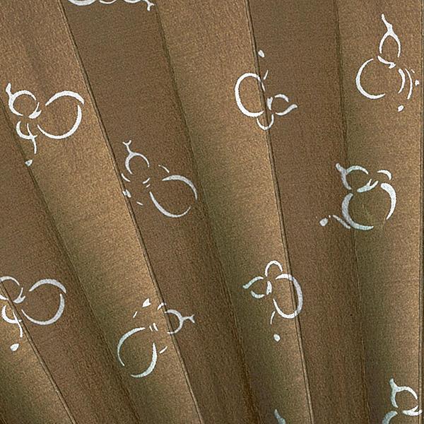 男性用 京扇子 唐木染 写型 ひょうたん (Al04) |  | 01