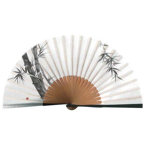 布京扇子/墨絵　竹(Cb01) | 